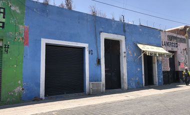 Casona comercial para remodelar en renta en la 16 poniente centro