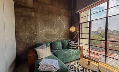 DEPARTAMENTO AMUEBLADO TIPO LOFT EN COLONIA AMERICANA, GUADALAJARA