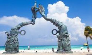 DEPARTAMENTO EN VENTA EN PLAYA DEL CARMEN DE 2 HABITACIONES CON ALBERCA, GYM Y SEGURIDAD 24/7