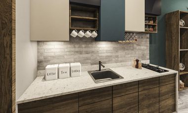 DEPARTAMENTO EN VENTA EN PLAYA DEL CARMEN DE 2 HABITACIONES CON ALBERCA, GYM Y SEGURIDAD 24/7