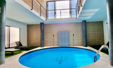 Casa Semi Amueblada de 3 Habitaciones con alberca y jardin con vigilancia