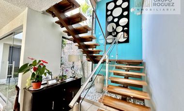 5 Recamaras con baño, bungalow, jardin y alberca enorme