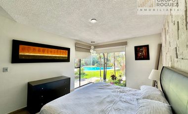 5 Recamaras con baño, bungalow, jardin y alberca enorme