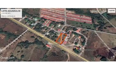 Lote comercial en venta en Aguadulce | 4,882 m² sobre Vía Panamericana