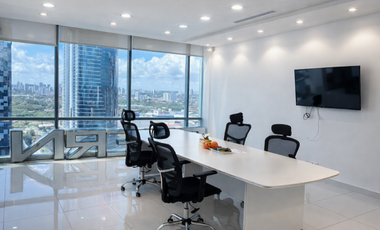 Move-in ready office at Prime Time Tower in Costa del Este