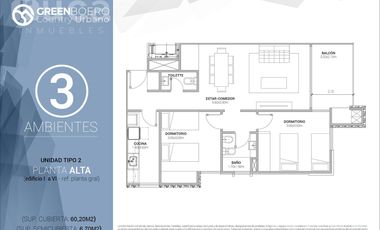 ALQUILER | EXCELENTE 3amb Piso 3 a ESTRENAR c/COCHERA y Amenities | GREEN BOERO Escobar
