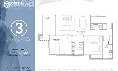 ALQUILER | EXCELENTE 3amb Piso 3 a ESTRENAR c/COCHERA y Amenities | GREEN BOERO Escobar
