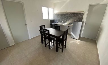 DEPARTAMENTO AMUEBLADO EN RENTA EN MÉRIDA, TEMOZÓN NORTE