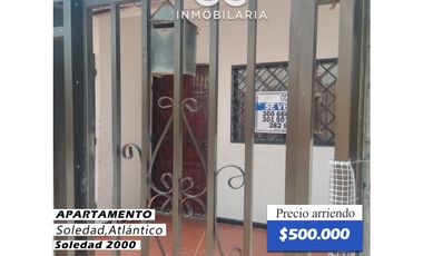 Se arrienda apartamento - Soledad 2000