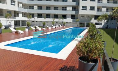 Departamento monoambiente en Canning Center Apto Profesional 33 m2 mas patio. Cochera opcional