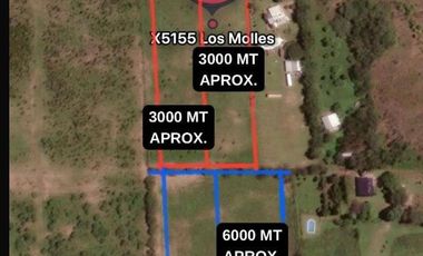 VENTA TERRENO LA GRANJA LOS MOLLES 6062m CORDOBA