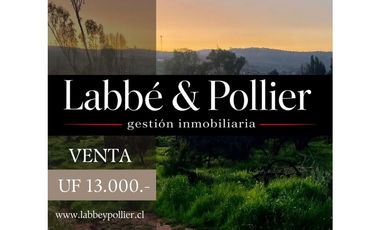 EXCELENTE VENTA DE TERRENO EN QUEBRADA ESCOBARES