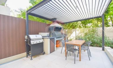 Depto con Patio y Jadín - 3D + Servicio