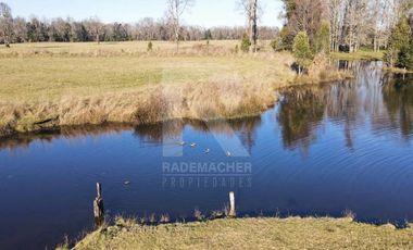 PRECIOSO CAMPO DE 11HA CON RIO Y LAGUNA, SECTOR COÑICO