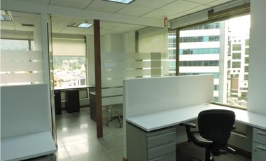 ARRIENDO OFICINA 170m2 AMOBLADA 12PTOS EDIFICIO EMPRESARIAL  - USAQUEN