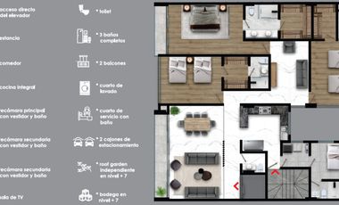 Preventa departamentos en L. de Tecamachalco, Fuente de Juventud
