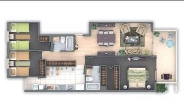 Departamento en Arriendo en PEDRO FONTOVA 8076