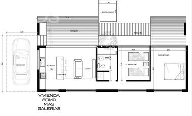 VENTA TINY HOUSE 60 M²  DOS DORMITORIOS MAS TERRAZA EXCLUSIVA EN VALLE DE UCO, MENDOZA