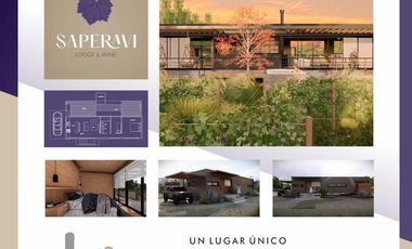 VENTA TINY HOUSE 60 M²  DOS DORMITORIOS MAS TERRAZA EXCLUSIVA EN VALLE DE UCO, MENDOZA