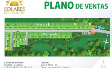 VENTA CASAS Y LOTES SOLARES DEL COUNTRY