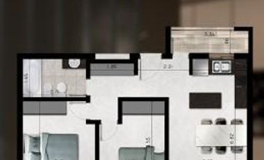 Departamento de 2 dormitorios en Venta en La plata