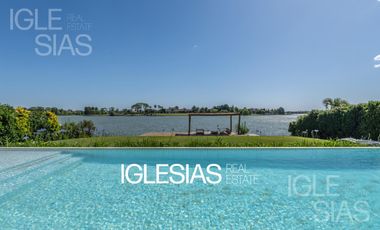 Casa en venta y alquiler al río en El Yacht, Nordelta