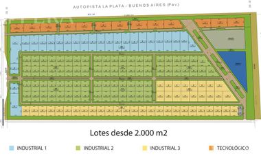 Venta de Terreno industrial en Parque Tecnologico e Industrial Intepark en Berazategui