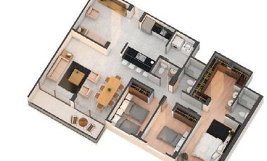DEPARTAMENTO EN VENTA ZIKURA CAÑADAS DEL LAGO CORREGIDORA QUERETARO RDV20329-AE