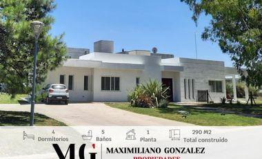 Casa en alquiler, 5 ambientes.  Terralagos, Canning