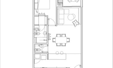 Departamento en Mart.-Santa Fe/Fleming