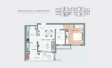 DPTO DOS DORMITORIOS CON COCHERA EN SAN TOMAS