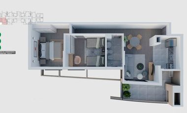 DPTO DOS DORMITORIOS CON COCHERA EN SAN TOMAS