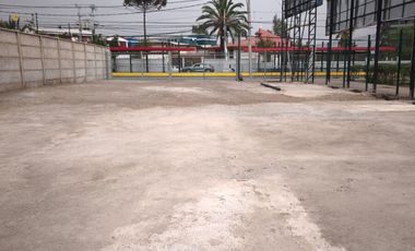 ARRIENDO SITIO ERIAZO DEPARTAMENTAL CON VICUÑA MACKENNA