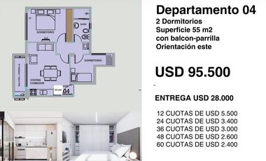 Departamento en venta 2 Dormitorios - Allen