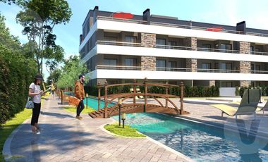Departamento 2 amb en venta con jardin - Canning, Complejo Ayres del Sur