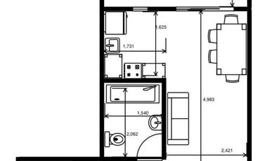 Departamento 3 ambientes con patio en 2 de Mayo al 4300 - Remedios de Escalada - Lanús