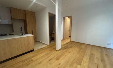Departamento nuevo en renta Roma Sur, 1 recámara