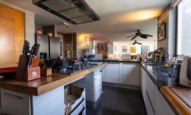 Penthouse perfecta ubicación y vistas en Vitacura