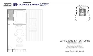 Venta Departamento Premium 2 Amb · 54m² · Vista al Lago · Pool de Rentas · Terrenal Luxury UF CO-404