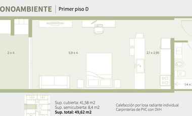 Departamento en Pilar Centro