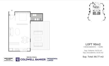 Venta Departamento Premium 2 Amb · 54m² · Vista al Lago · Pool de Rentas · Terrenal Luxury UF CO-102