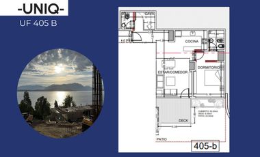 VENTA Departamento de lujo 405 B 72m2 Costa de lago Complejo UNIQ Villa La Angostura