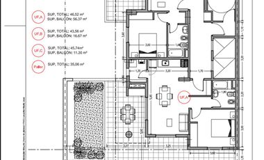 Deprtamento de 1 dormitorio
