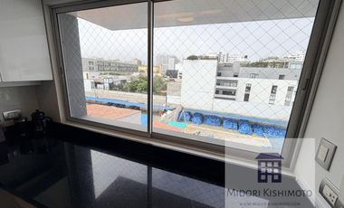 Moderno Flat con vista a Parque Interno