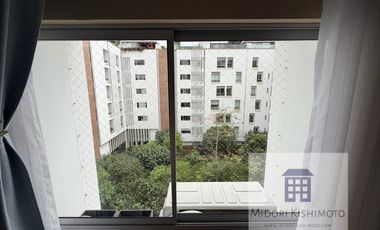 Moderno Flat con vista a Parque Interno
