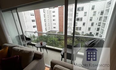 Moderno Flat con vista a Parque Interno