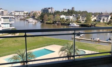 Alquiler Departamento en  Ribera Nordelta - Inmejorable vista al río.