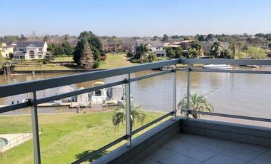 Alquiler Departamento en  Ribera Nordelta - Inmejorable vista al río.