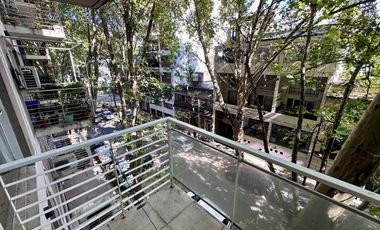 Departamento 2 Ambientes Alquiler Palermo Amoblado Balcón al frente Cochera Fija y Cubierta
