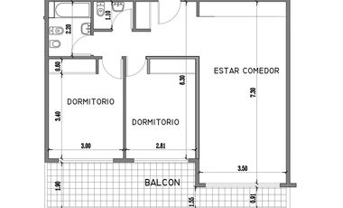 Departamento de 3 ambientes con amplio balcón cochera opcional - FINACIACION- En Venta